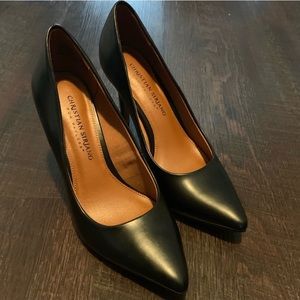 Christian Siriano Black Heels Pumps Size 6.5 Wide